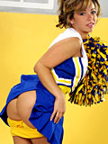 Cheerleader Anne Taylor with silicone tits 9