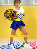 Cheerleader Anne Taylor with silicone tits 10