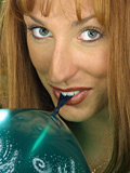 Sexy girl Rhiannon Bray with tongue and clitoris piercings has fun on bike - 2